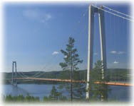 Höga Kusten-bron är Sveriges längsta hängbro